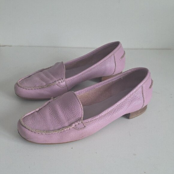FRANCO SARTO | Leather Loafers Lilac Purple Sz 8.5M - Picture 1 of 6